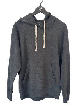 Royce Brand Pullover Hoodie Men Small Long Sleeve Gray Black Comfort Relaxed NEW